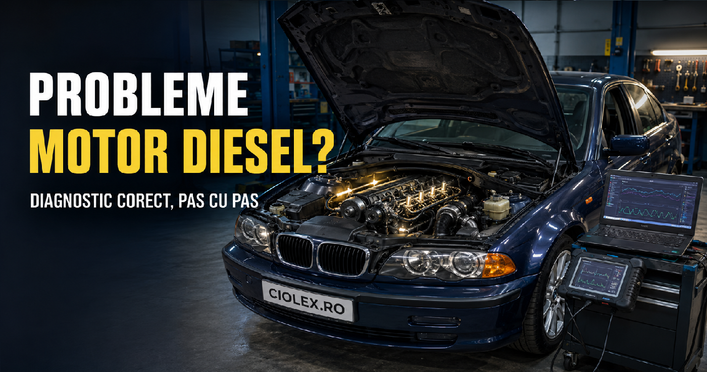 Diagnoză corectă pentru identificarea problemelor motorului diesel